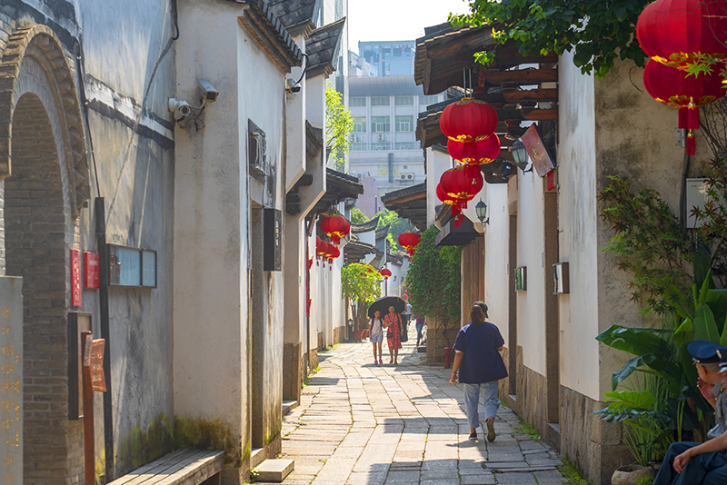 2019年6月28日，福州，三坊七巷風光。